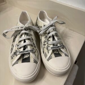 Dior canvas printed sneakers
